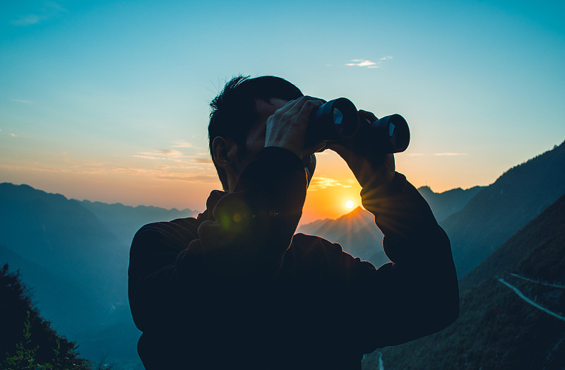 using Binoculars