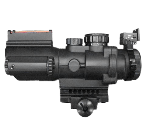 4x32 Prism Scope with Red Dot & Laser ZHX432B