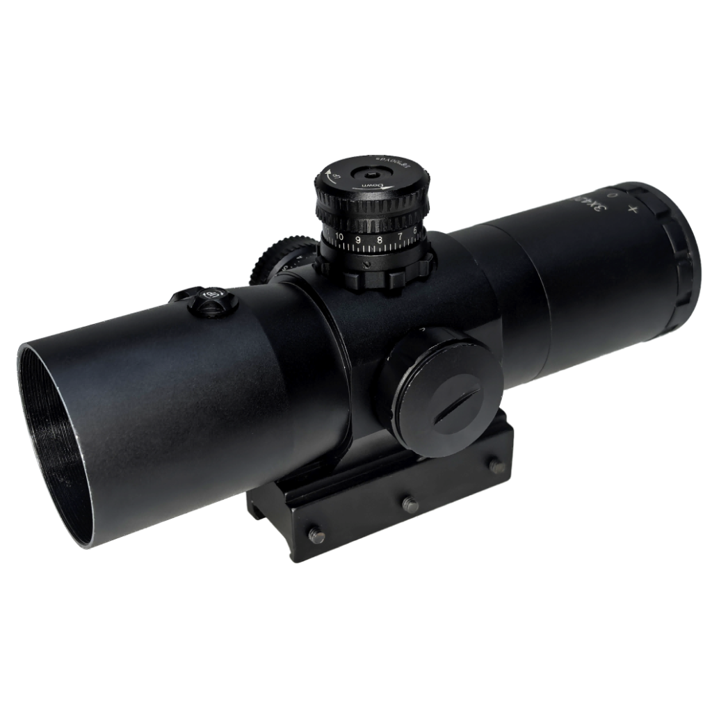 Rugged 3×42 Laser Rifle Scope HUQ342 3