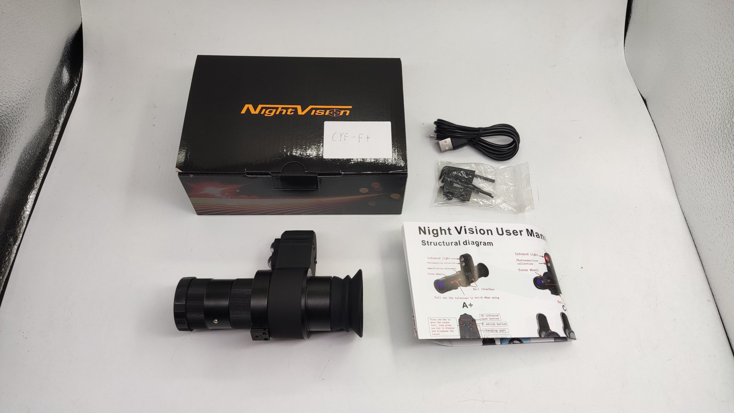 Night Vision Rifle Scope for Precision Targeting in Total Darkness CYF-F+ 5