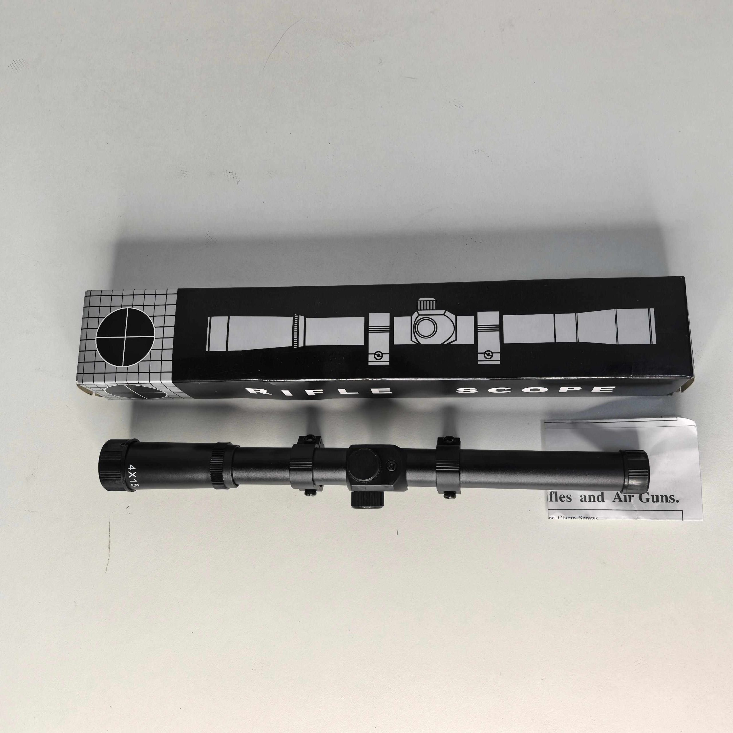 Lightweight 4x fixed Short Range Rifle Scope CHX415 5