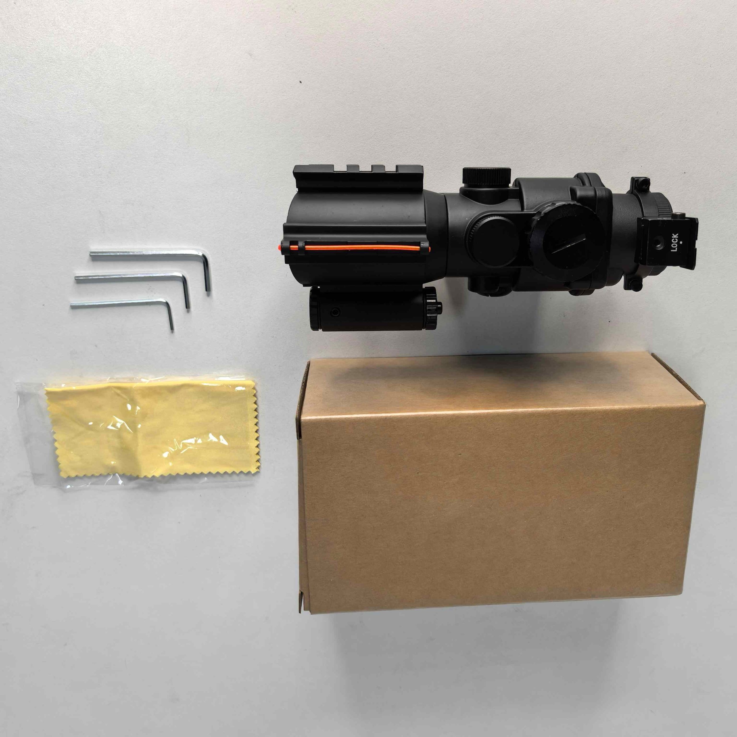4x32 Prism Scope with Red Dot & Laser ZHX432B