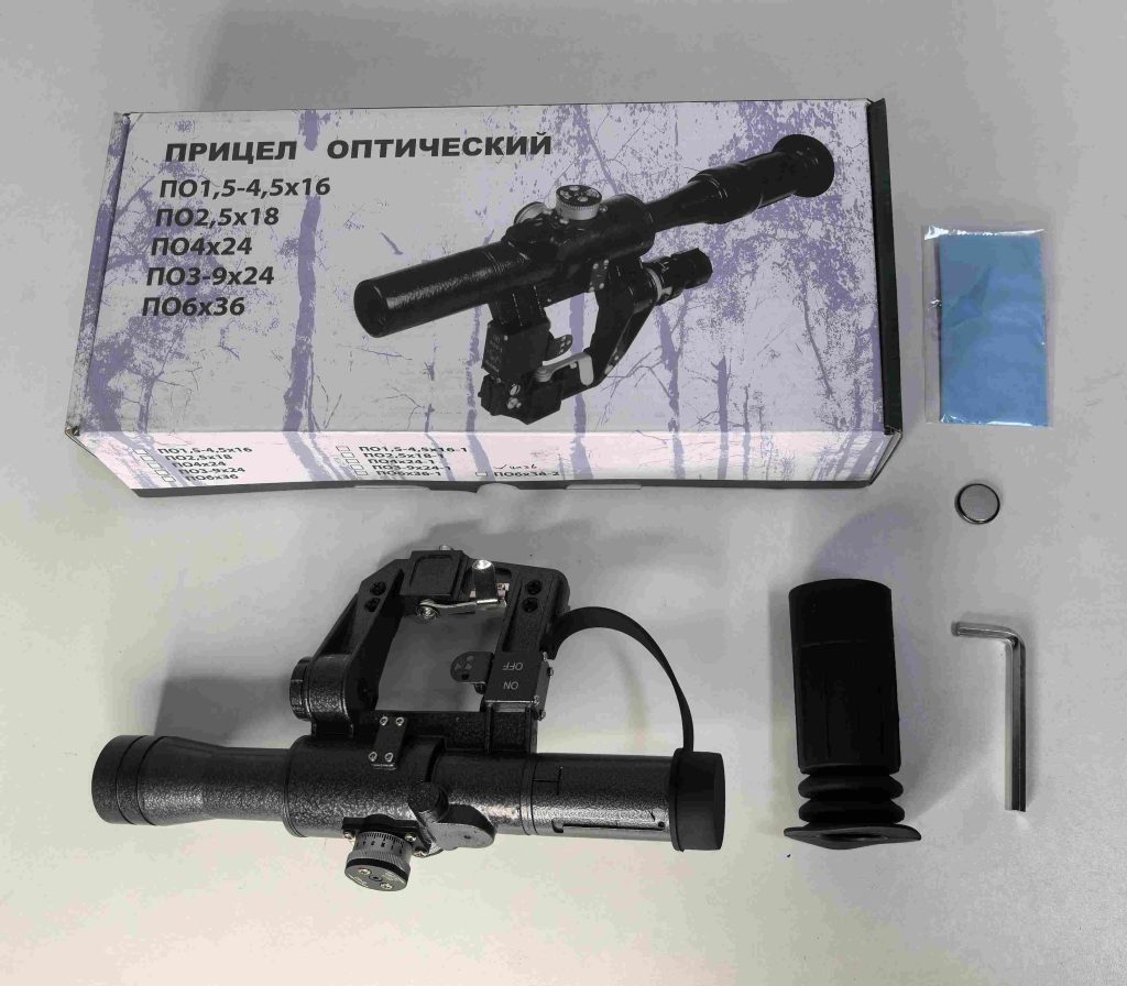 Fixed 4x Front Focal Plane SVD Rifle Scope ZYA4X24 6