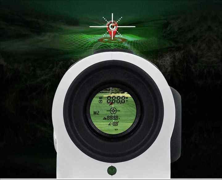 Golf rangefinder lock flagstick