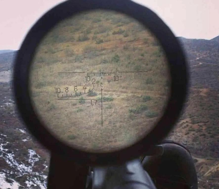 Rifle scope screen