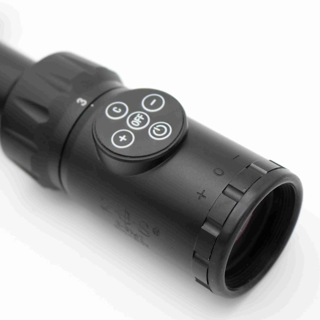Versatile 3–9x Laser Rifle Scope HUQ3-9X42E