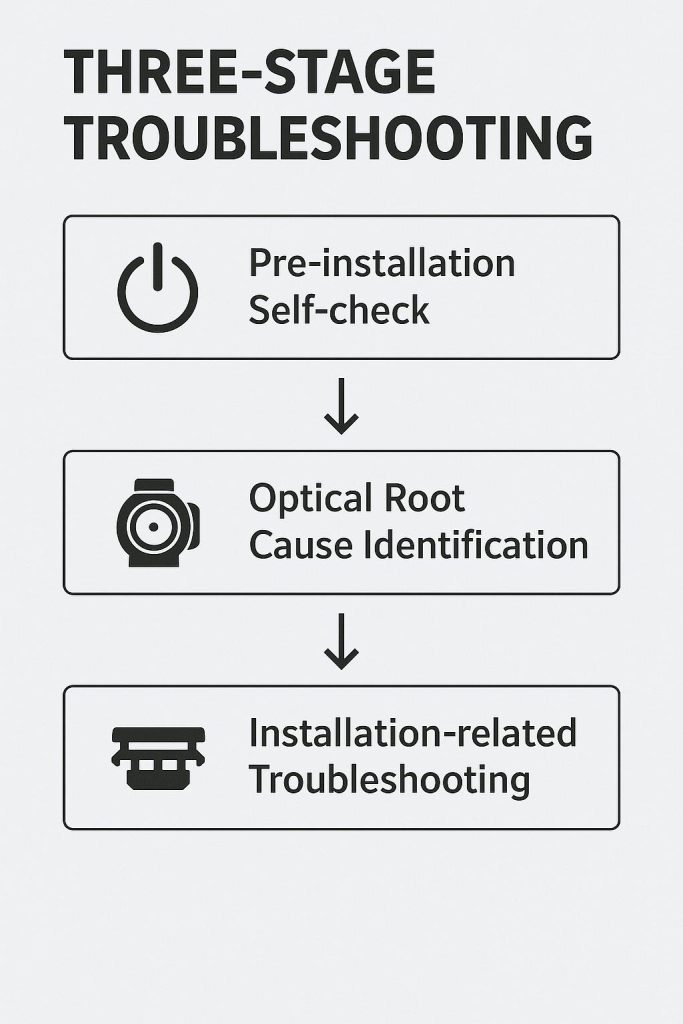 Three-Stage Troubleshooting