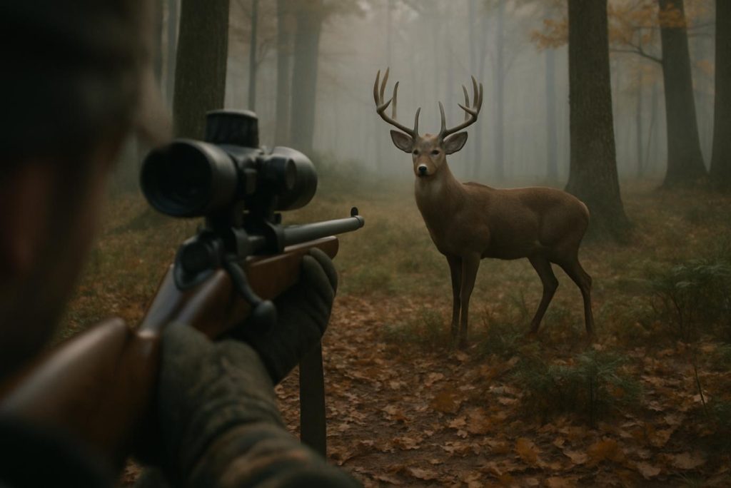 Hunting with a scope