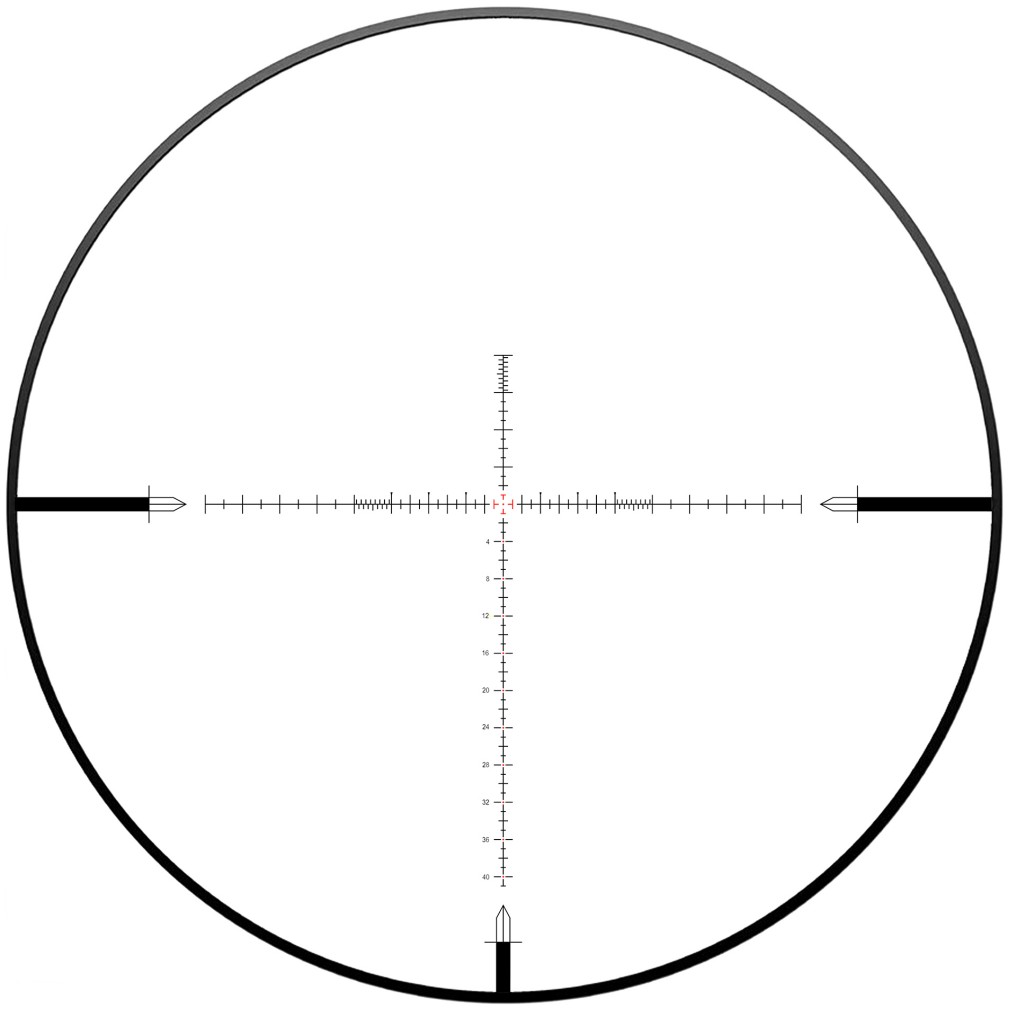 Long Range Rifle Scope XIX6-24X50SFIR FFP