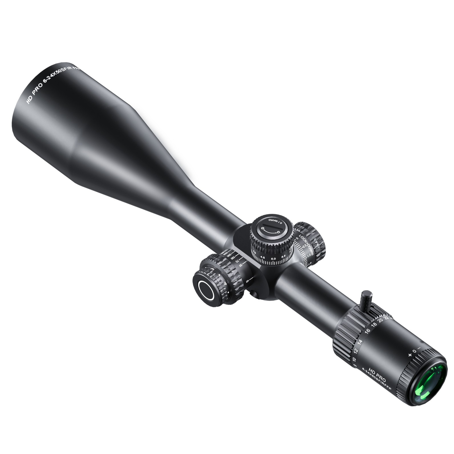 Long Range Rifle Scope XIX6-24X50SFIR FFP