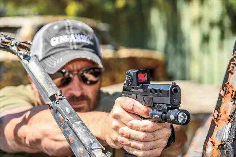 Use a Reflex Red Dot Sight