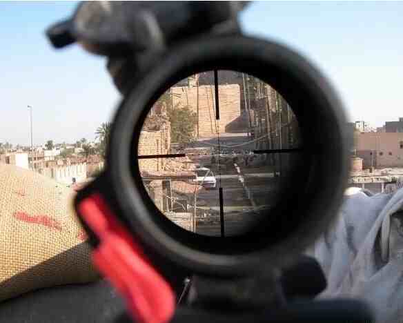 Laser Rangefinder Rifle Scope