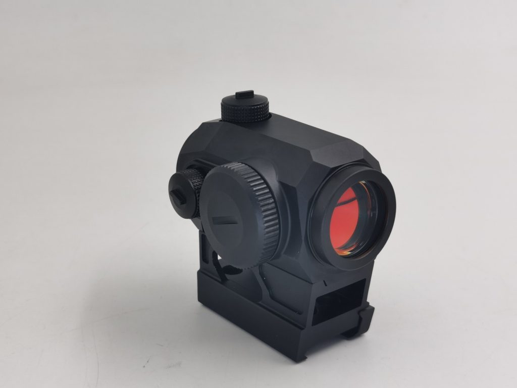Iluminación electrónica variable; probada según cinco estándares MIL-STD Mira de punto rojo para rifle MDT1203TR