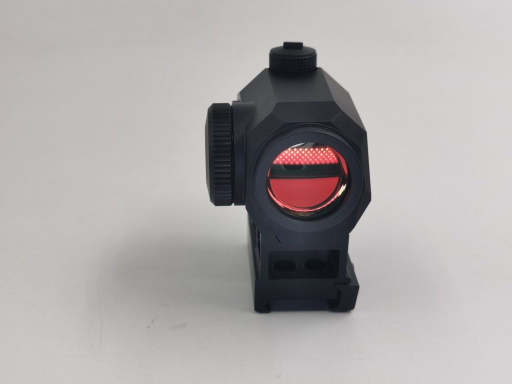 Iluminación electrónica variable; probada según cinco estándares MIL-STD Mira de punto rojo para rifle MDT1203TR