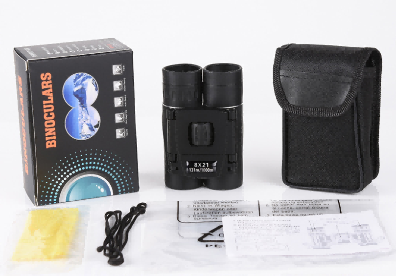 Binoculares compactos con prisma de techo 8×21 LIDR82110