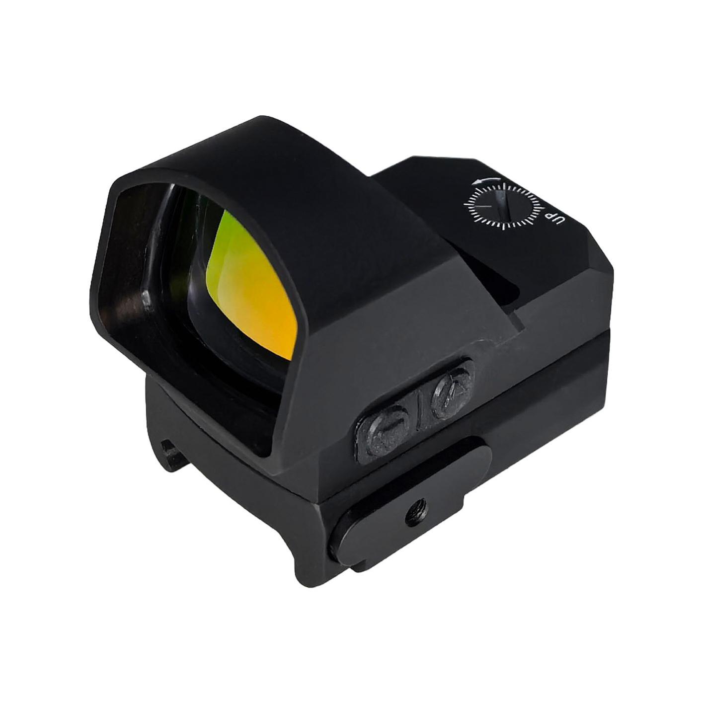 Multi-pattern Open Reflex Tactical-grade with Power-saving LED Large Window Pistol Crossbow Red Dot Sight HUQ1202OR