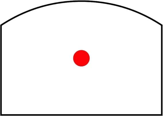 75 MOA Lightweight Open Emitter Pistol Red Dot XIX1407OR