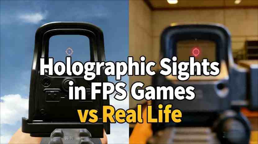 Holographic Sights in FPS Games vs Real Life