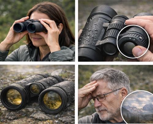 Set binoculars correctly