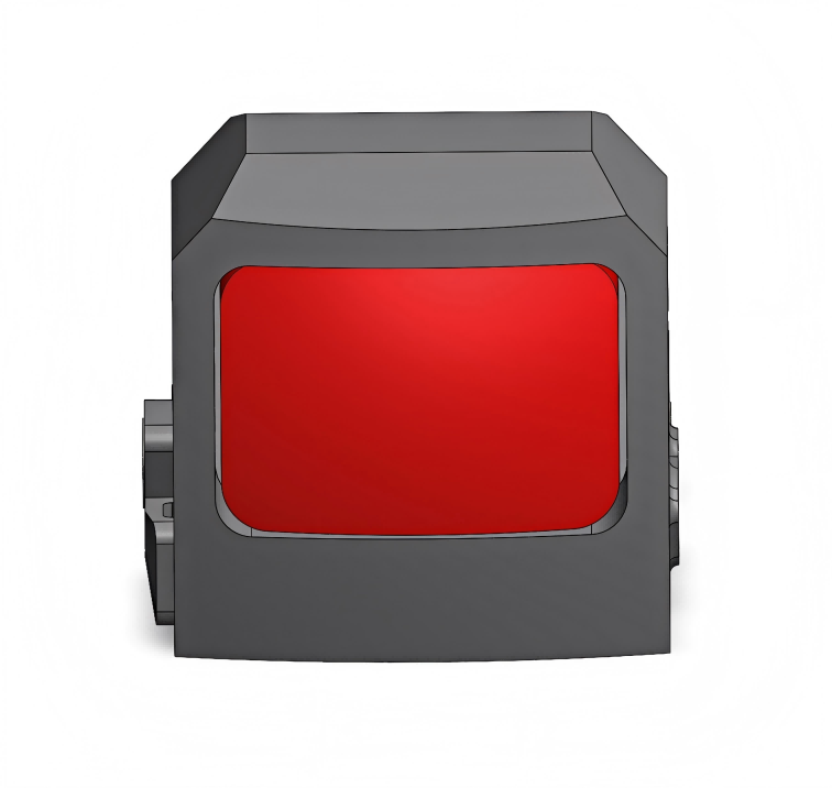 Mira holográfica de ponto vermelho para pistola com montagem direta - Placa de base RSMC, 40g, liga de alumínio 7075, mira holográfica em miniatura JIK1223OR