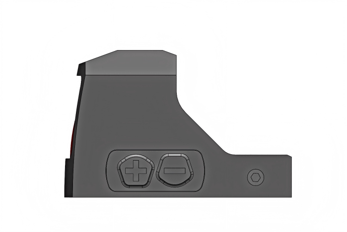 Mira holográfica de ponto vermelho para pistola com montagem direta - Placa de base RSMC, 40g, liga de alumínio 7075, mira holográfica em miniatura JIK1223OR