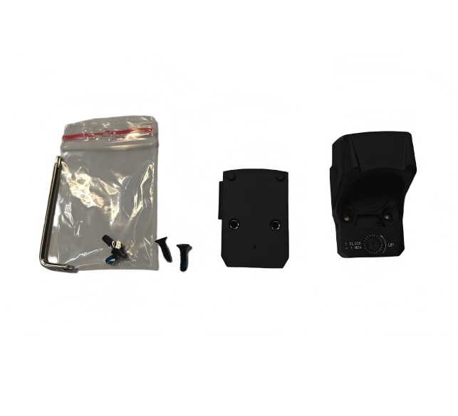 Large Window Pistol Red Dot - RMR Footprint Reflex Red Dot Sight, 55 MOA Segmented Circle with 3.25 MOA Dot QIY1301OR