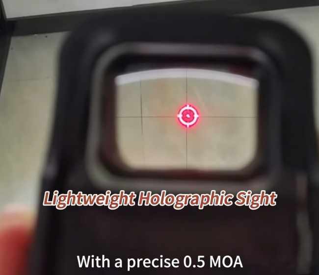 Holographic sight Zero Retention