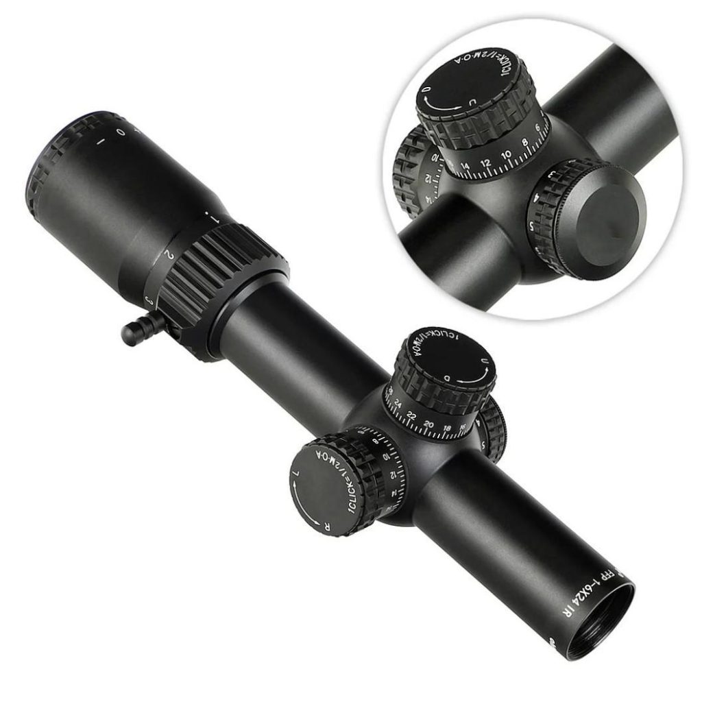 LPVO Brightness Adjustment knob