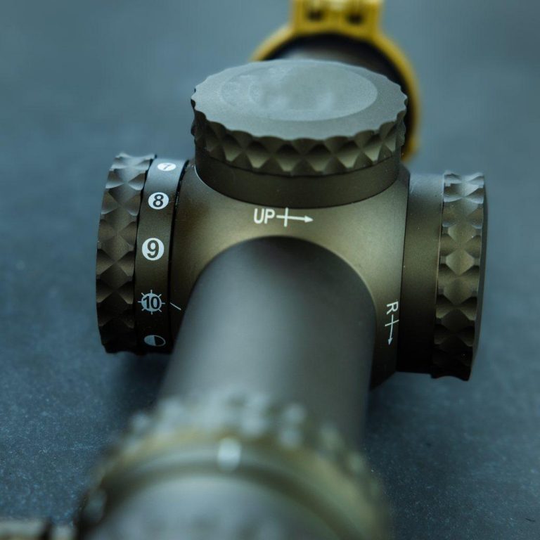 LPVO Brightness Adjustment knobs