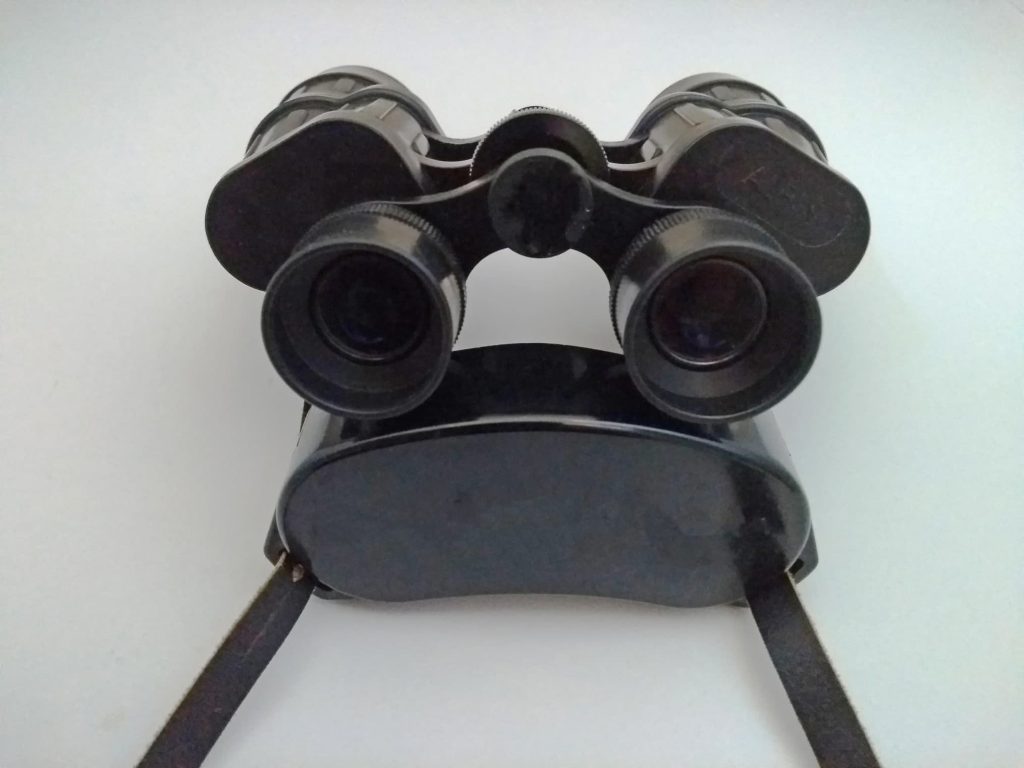 Portable size binoculars