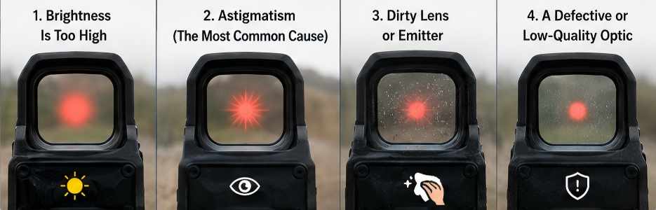 4 Reasons Red Dot Blurry