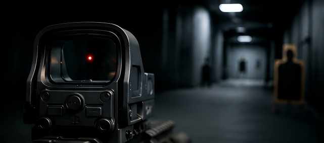 red dot indoors