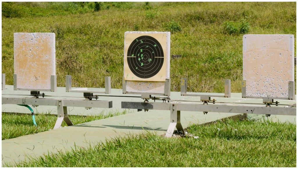A practical demonstration of the target's bullseye