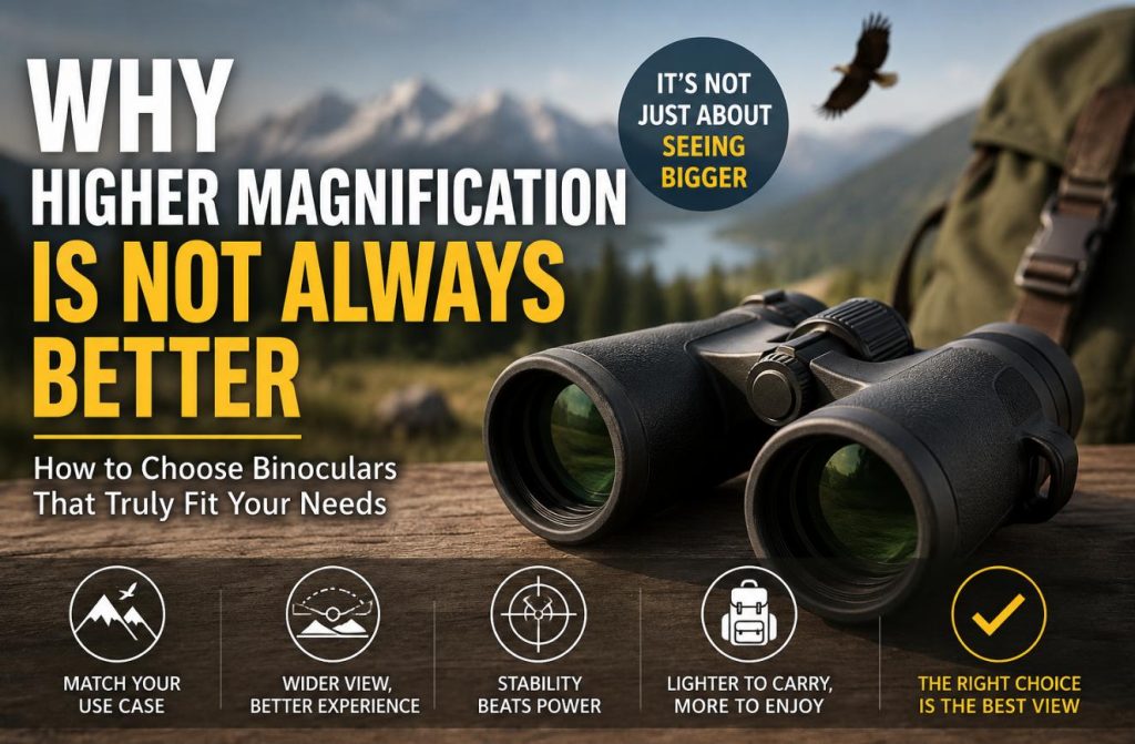 Why Higher Magnification Is Not Always Better in Binoculars
