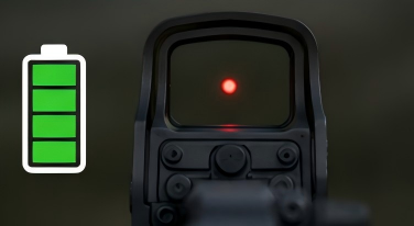 how long a red dot battery will last