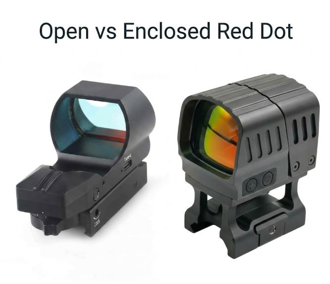 open-vs-enclosed-red-dot