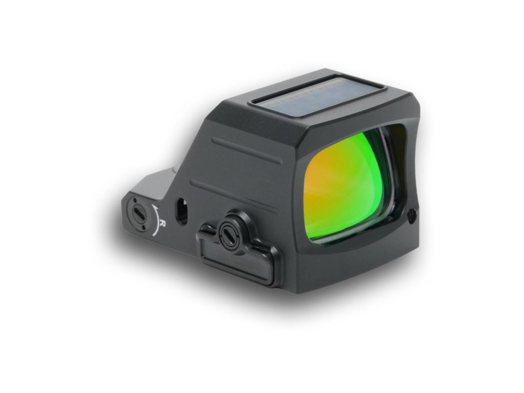 Example of a modern electronic gold dot sight