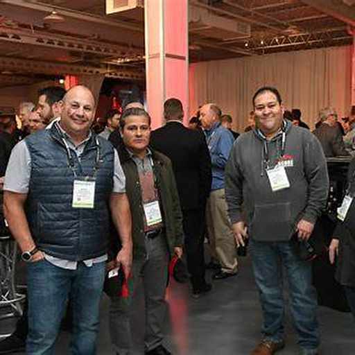 Friends attending the exhibition
