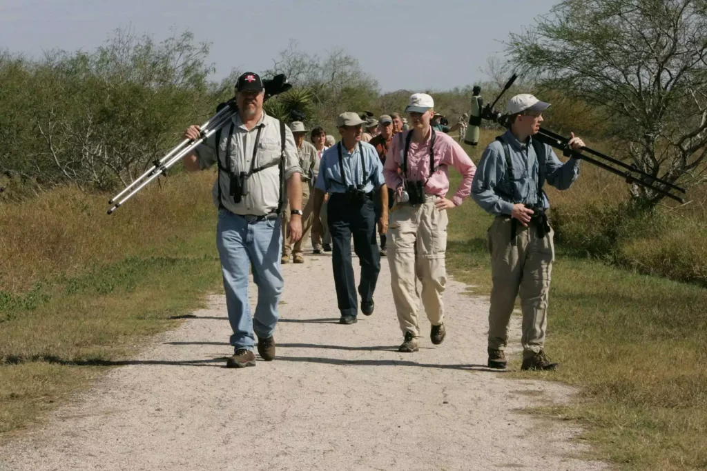 Professional outdoor telescope team