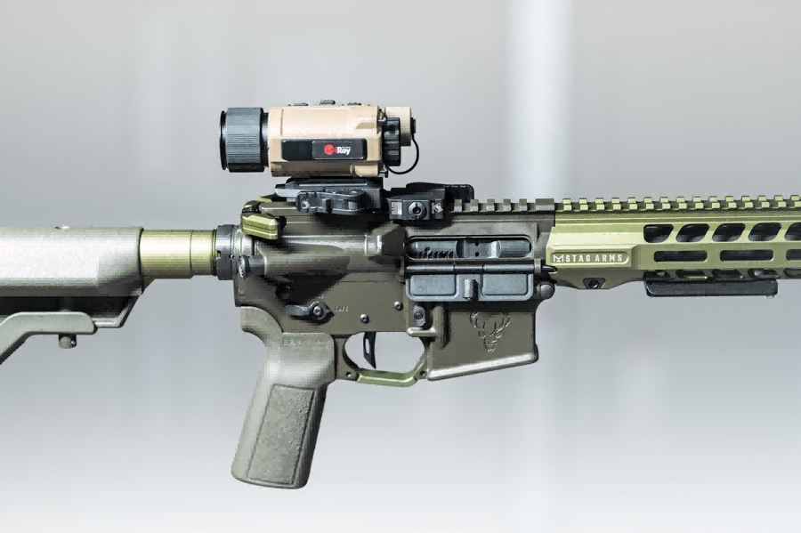 A weapon-mounted thermal system must balance optical-axis height(1)