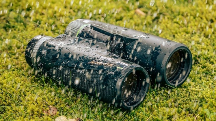 Rainwater on the Binocular Housing