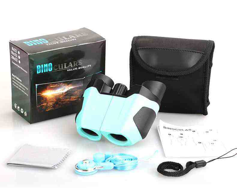 binocular packaging, accessories, and manuals