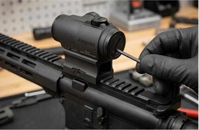 re zero when changing red dot sight