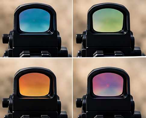 red dot sight lens design​