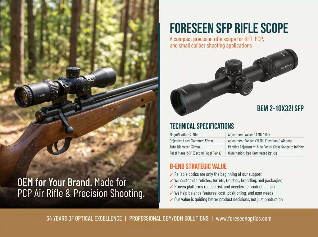 General & Mid-Range Hunting Scopes BEM2-10X321 SFP