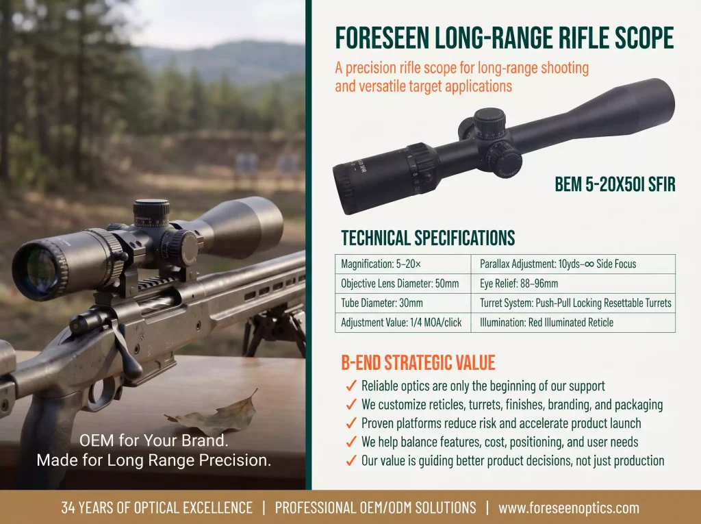 Long Range Hunting Scopes BEM5-20X501SFIR