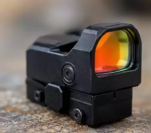 Large Viewing Window Red Dot