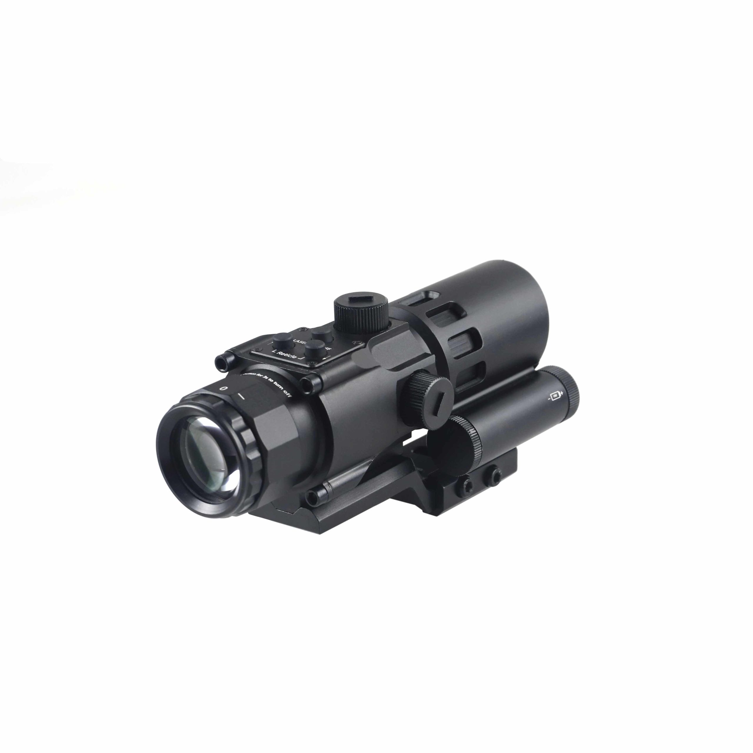 Tactical Prism Scopes | 4x Magnification, 32mm Objective, Red/Green Illumination CHX4324PR