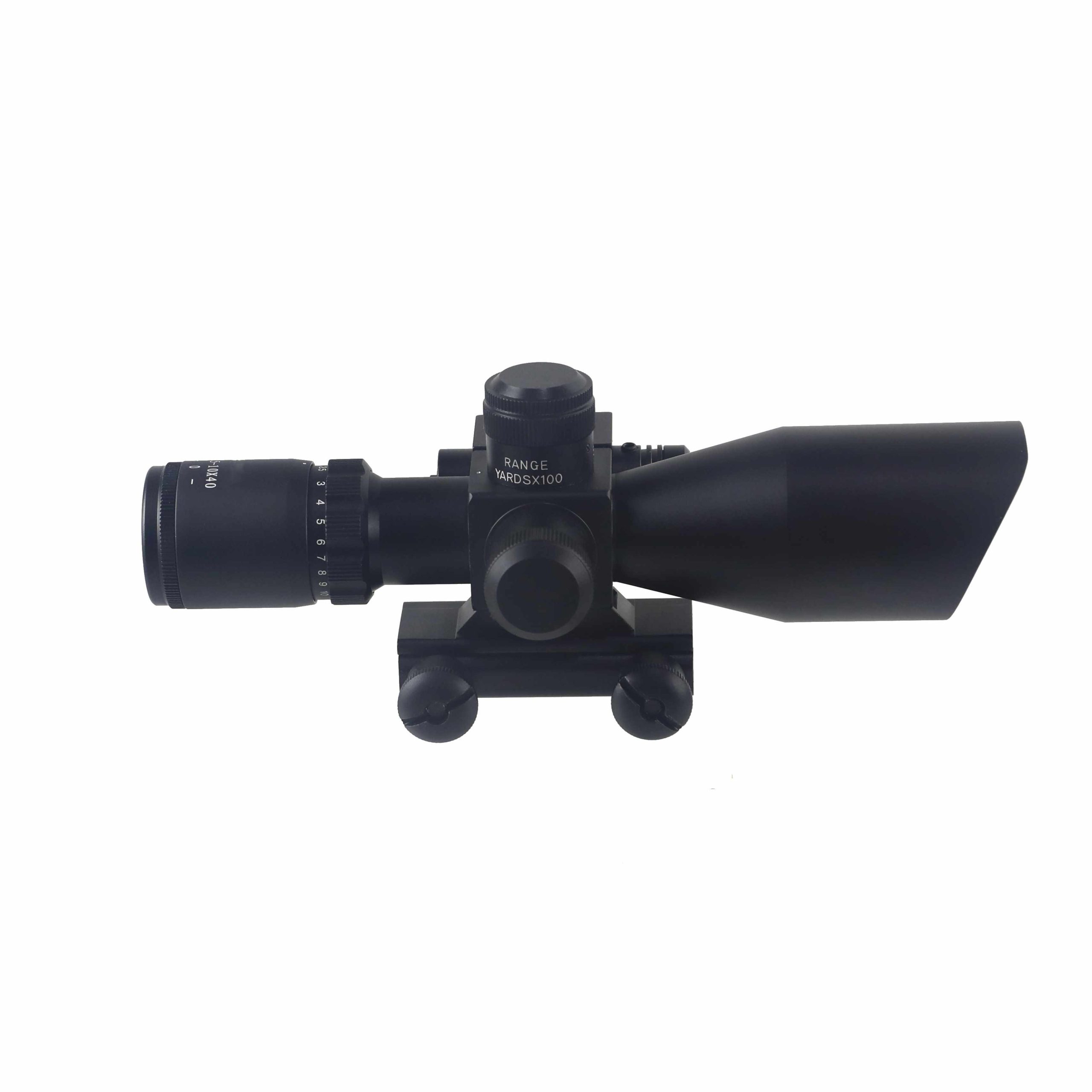 Tactical Prism Scopes | 3-9x Magnification, 40mm Tube, Red/Green Illumination, Waterproof CHX2.5-10X40E