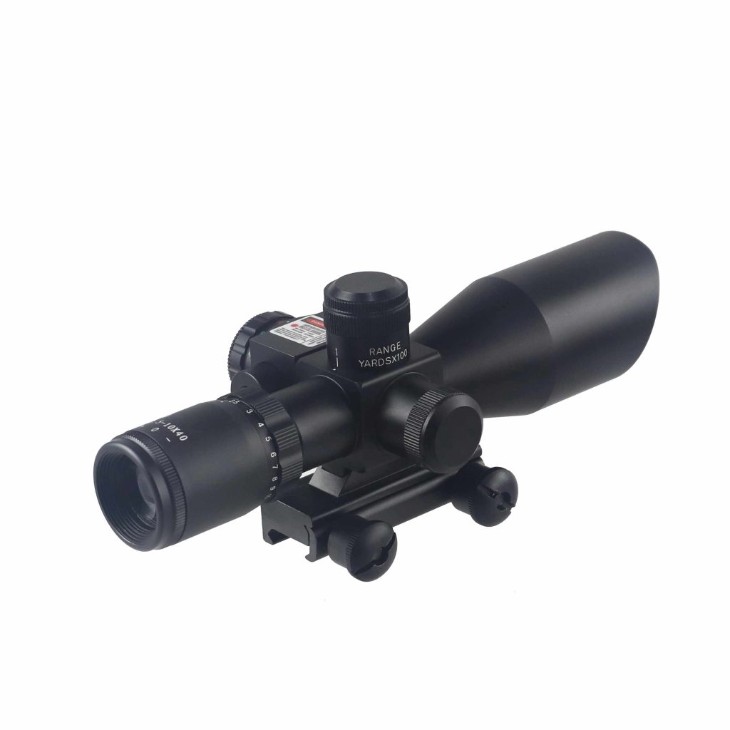 Tactical Prism Scopes | 3-9x Magnification, 40mm Tube, Red/Green Illumination, Waterproof CHX2.5-10X40E
